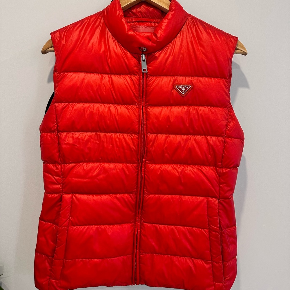 Down vest for women Prada